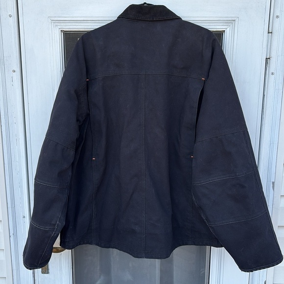 TIMBERLAND PRO SERIES MEN’S BLACK DENIM LINED JACKET-XL - Picture 6 of 9